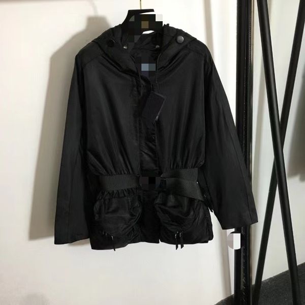 315 2021 spring summer brand same style coat long sleeve hooded black cardigan coat black jacket women clothes faluolani, Black;brown
315 2021 spring summer brand same style coat long sleeve hooded black cardigan coat black jacket women clothes faluolani, Black;brown