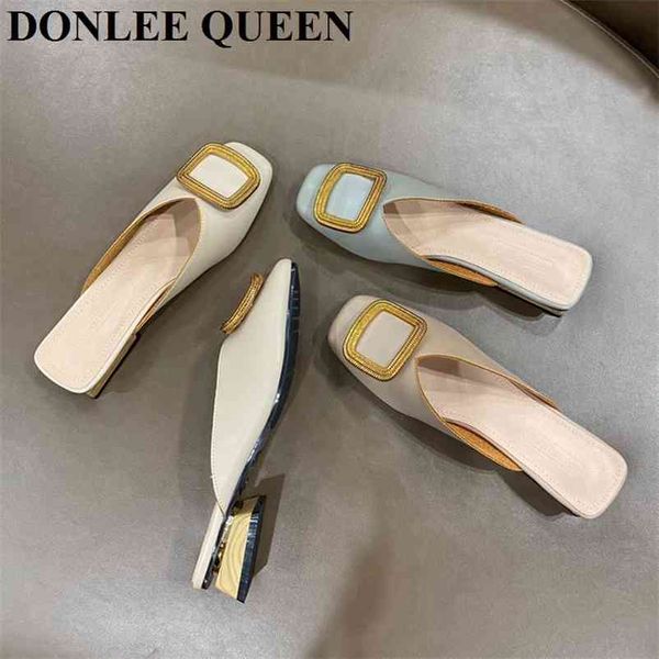 women mules fashion wooden block low heels slippers metal buckle loafer spring square toe flat slide flop flops big size 41 210619, Black
women mules fashion wooden block low heels slippers metal buckle loafer spring square toe flat slide flop flops big size 41 210619, Black