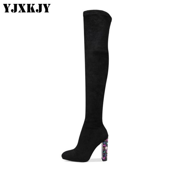 boots yjxkjy high heels over the knee color rhinestone heel stretch ladies female big size 34-44, Black
boots yjxkjy high heels over the knee color rhinestone heel stretch ladies female big size 34-44, Black