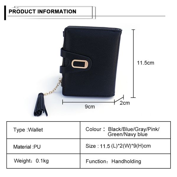 credit card holders tassel fashion short women wallets bifold wallet zipper coin purse lady pu leather hasp womens purses, Red;black
credit card holders tassel fashion short women wallets bifold wallet zipper coin purse lady pu leather hasp womens purses, Red;black