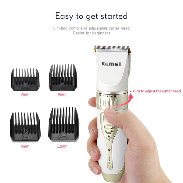 kemei hair trimmer for men stainless steel cutter powerful hair shaving cordless beard machine for barber hair clipper 35d 
kemei hair trimmer for men stainless steel cutter powerful hair shaving cordless beard machine for barber hair clipper 35d