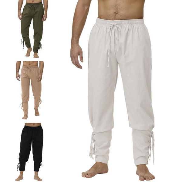 men's pants men medieval trousers leg bandage loose solid color halloween for man's cosplay costume clothes man, Black
men's pants men medieval trousers leg bandage loose solid color halloween for man's cosplay costume clothes man, Black