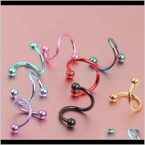 nose body jewelry n01 100pcs/lot mix 7 colors 16g stainless steel spiral nose rings and stud piercing body jewelry vy7t9 p5sjo, Silver
nose body jewelry n01 100pcs/lot mix 7 colors 16g stainless steel spiral nose rings and stud piercing body jewelry vy7t9 p5sjo, Silver
