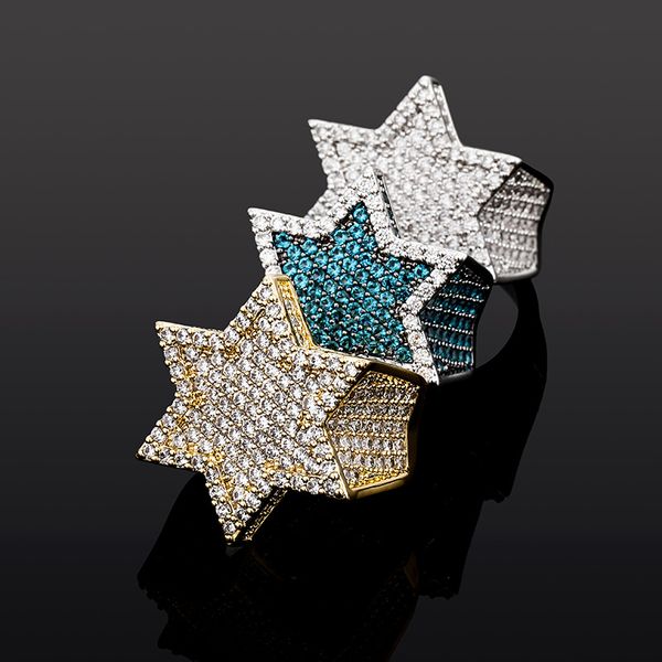 hip hop mint green zirconia bling hexagon ring 18k gold plated men's finger ring rap ring, Golden;silver
hip hop mint green zirconia bling hexagon ring 18k gold plated men's finger ring rap ring, Golden;silver
