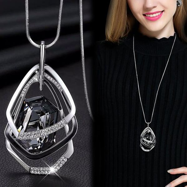 pendant necklaces long & pendants for women maxi collier femme geometric chain fashion necklace statement colar accessories jewelry 2021, Silver
pendant necklaces long & pendants for women maxi collier femme geometric chain fashion necklace statement colar accessories jewelry 2021, Silver