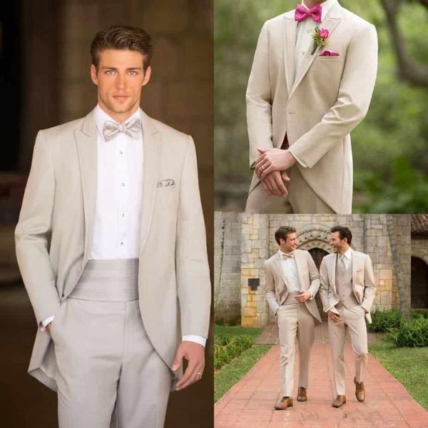 men's suits & blazers beige 2021 wedding tuxedo for groom 2 piece slim fit men set custom prom business boyfriend jacket with pants, White;black
men's suits & blazers beige 2021 wedding tuxedo for groom 2 piece slim fit men set custom prom business boyfriend jacket with pants, White;black