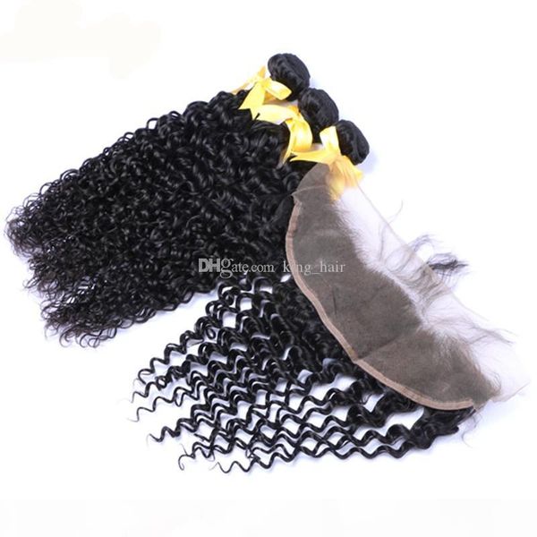 new arrival deep curly hair bundles with lace frontal closure bleaches knot ear to ear full lace frontal with hair extensions, Black
new arrival deep curly hair bundles with lace frontal closure bleaches knot ear to ear full lace frontal with hair extensions, Black