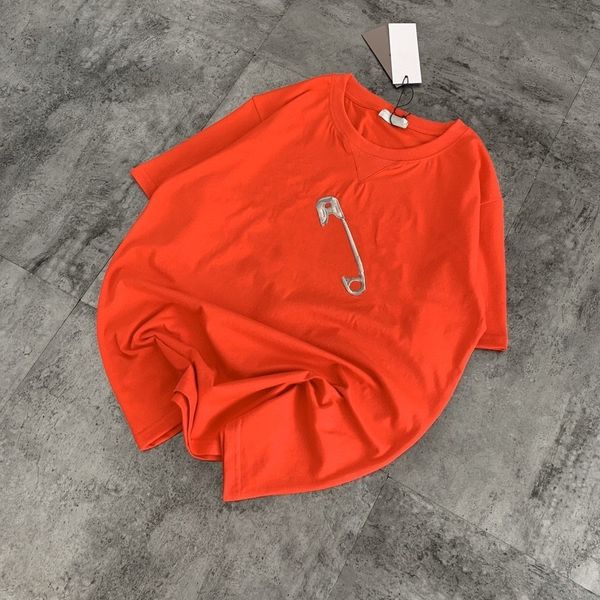 21 early spring and autumn winter fashion men's and women's pin embroidery new year red short sleeve t-shirt cotton quantity is la, White
21 early spring and autumn winter fashion men's and women's pin embroidery new year red short sleeve t-shirt cotton quantity is la, White