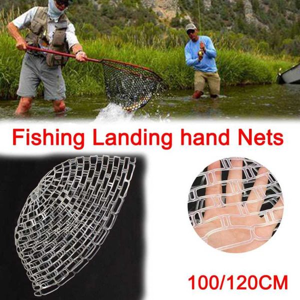 100/120cm elastic fishing net transparent rubber replacement bag does not hurt fish durable soft net fishing tool
100/120cm elastic fishing net transparent rubber replacement bag does not hurt fish durable soft net fishing tool