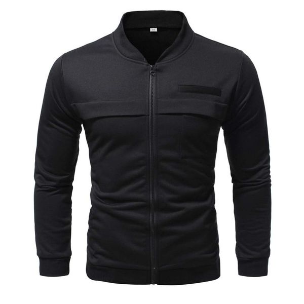 men's jackets coats autumn and winter stand-up collar solid color zipper long-sleeved clothing casual slim daily jacket, Black;brown
men's jackets coats autumn and winter stand-up collar solid color zipper long-sleeved clothing casual slim daily jacket, Black;brown