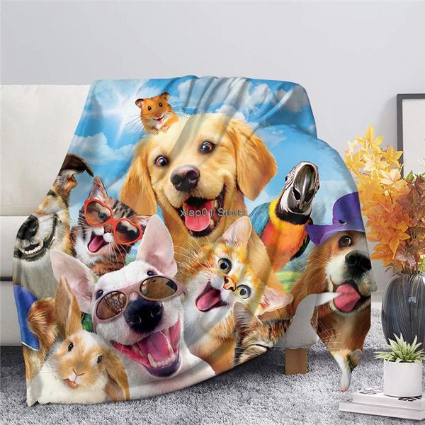 blankets animal dog cat face stitching print throw blanket soft warm fleece plush sofa bedding kid's bedspread
blankets animal dog cat face stitching print throw blanket soft warm fleece plush sofa bedding kid's bedspread