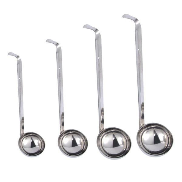 4pcs hanging hook ladle spoons stainless steel long handle heavy duty ladle serve soups for kitchen cooking utensils
4pcs hanging hook ladle spoons stainless steel long handle heavy duty ladle serve soups for kitchen cooking utensils