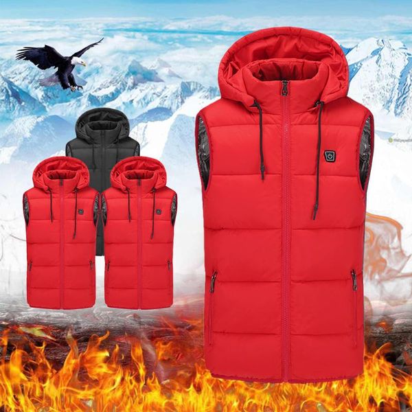 women's vests men women infrared electric pockets winter heated vest windproof adjustable warm washable zipper usb charging hooded, Black;white
women's vests men women infrared electric pockets winter heated vest windproof adjustable warm washable zipper usb charging hooded, Black;white