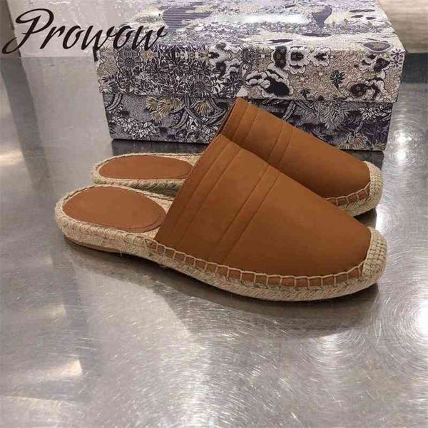 75% off factory outlet sale prowow new summer leather luxury brand mule espadrille sandals flats designer shoes women zapatos mujer ovxf, Black
75% off factory outlet sale prowow new summer leather luxury brand mule espadrille sandals flats designer shoes women zapatos mujer ovxf, Black