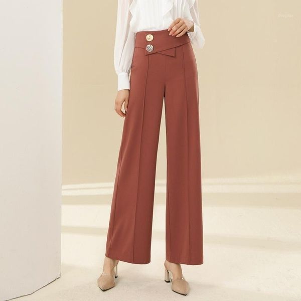 spring office lady soft pants straight style high waisted trousers women woven polyester pant, Black;white
spring office lady soft pants straight style high waisted trousers women woven polyester pant, Black;white