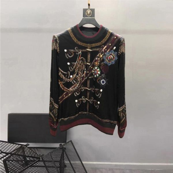 men's hoodies & sweatshirts sr08216 fashion men's & 2021 runway luxury european design party style clothing, Black
men's hoodies & sweatshirts sr08216 fashion men's & 2021 runway luxury european design party style clothing, Black