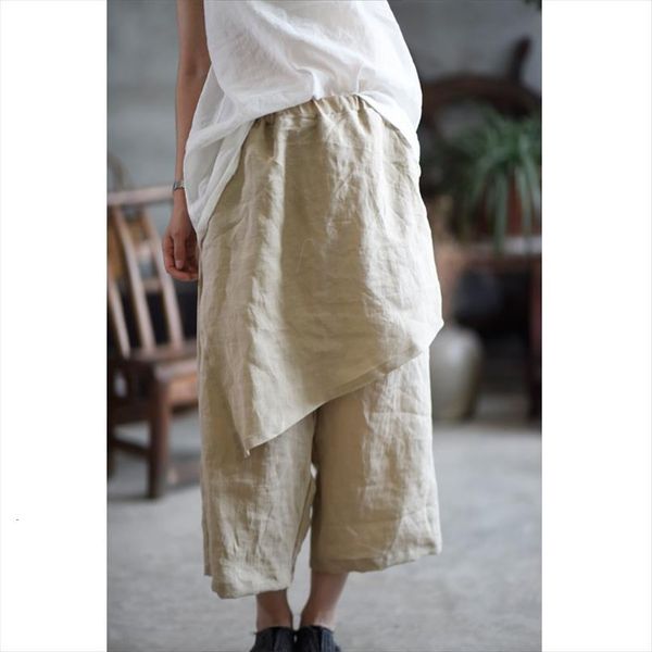 loose ramie summer retro women pants solid color calf length vintage harem trousers, Black;white
loose ramie summer retro women pants solid color calf length vintage harem trousers, Black;white