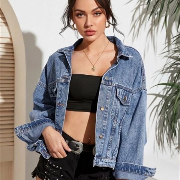 2021 new jean jacket women casual turn-down collar denim jackets female outwear coat autumn for womens o4pi, Black;brown
2021 new jean jacket women casual turn-down collar denim jackets female outwear coat autumn for womens o4pi, Black;brown
