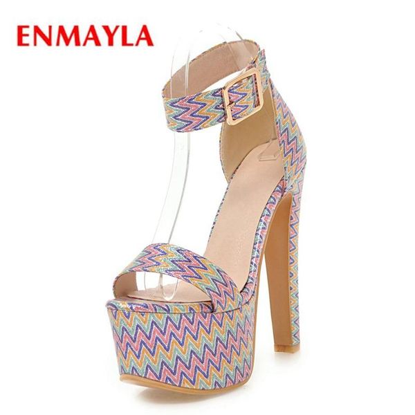 dress shoes enmayla solid buckle strap casual plataformas mujer sandalias high heels women size 34-43 zyl2283, Black
dress shoes enmayla solid buckle strap casual plataformas mujer sandalias high heels women size 34-43 zyl2283, Black