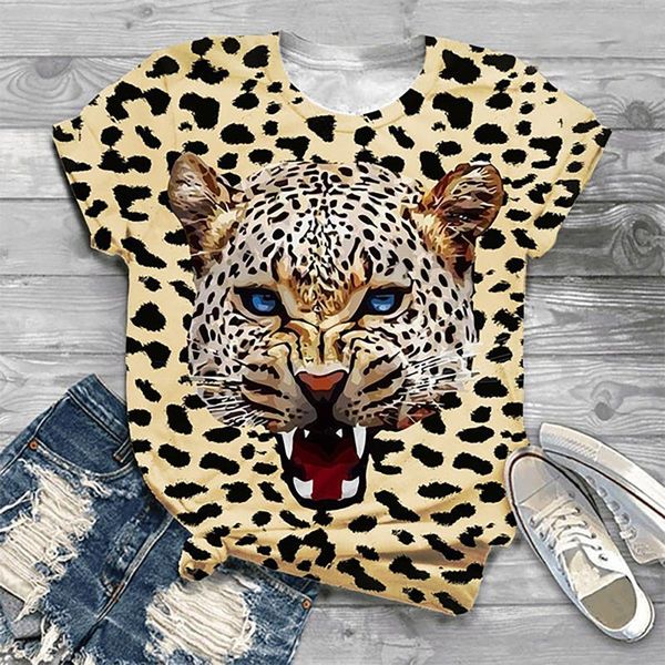 women's t-shirt leopard print animal fashion cute pullover bottom shirt short sleeve femme harajuku clothes blusas, White
women's t-shirt leopard print animal fashion cute pullover bottom shirt short sleeve femme harajuku clothes blusas, White