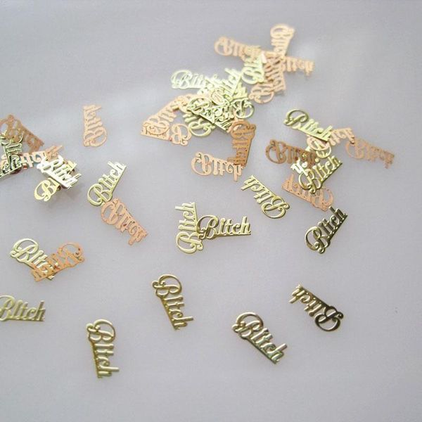 nail glitter bitch fcuk metallic sequins brone back 3d art slice decoration manicure tool pack of 100pcs, Silver;gold
nail glitter bitch fcuk metallic sequins brone back 3d art slice decoration manicure tool pack of 100pcs, Silver;gold