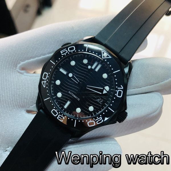 bliger 41mm men new mechanical watch black pvd case saffron glass ceramic beads lighting mark nh35a movement automatic, Slivery;brown
bliger 41mm men new mechanical watch black pvd case saffron glass ceramic beads lighting mark nh35a movement automatic, Slivery;brown