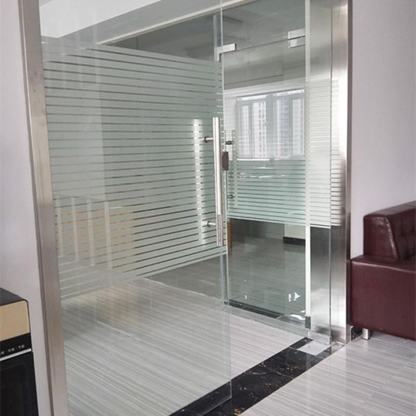 self-adhesive window film frosted stripes pet privacy protection decorative glass sticker for lobby porch office home restaurant 
self-adhesive window film frosted stripes pet privacy protection decorative glass sticker for lobby porch office home restaurant