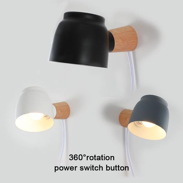 wall lamps nordic bedroom bedside simple lamp modern living room study reading rotatable with switch plug open wire led sconce fixture
wall lamps nordic bedroom bedside simple lamp modern living room study reading rotatable with switch plug open wire led sconce fixture