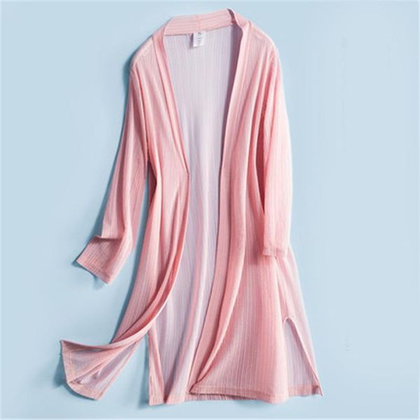 women's knits & tees women midi long cardigan jacket summer casual loose silk knitted cardigans female hollow out split thin coat plus, White
women's knits & tees women midi long cardigan jacket summer casual loose silk knitted cardigans female hollow out split thin coat plus, White