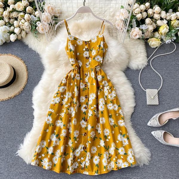 boho button spaghetti strap women dresses floral print midi summer party casual a line beach holiday knee length, Black;gray
boho button spaghetti strap women dresses floral print midi summer party casual a line beach holiday knee length, Black;gray