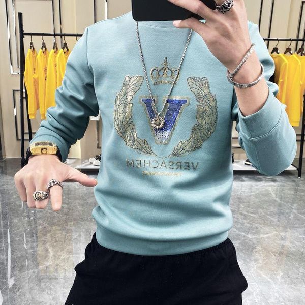 men's hoodies & sweatshirts sweater spring and autumn 2021 korean style rhinestone round neck ins long sleeve trendy pullover man, Black
men's hoodies & sweatshirts sweater spring and autumn 2021 korean style rhinestone round neck ins long sleeve trendy pullover man, Black