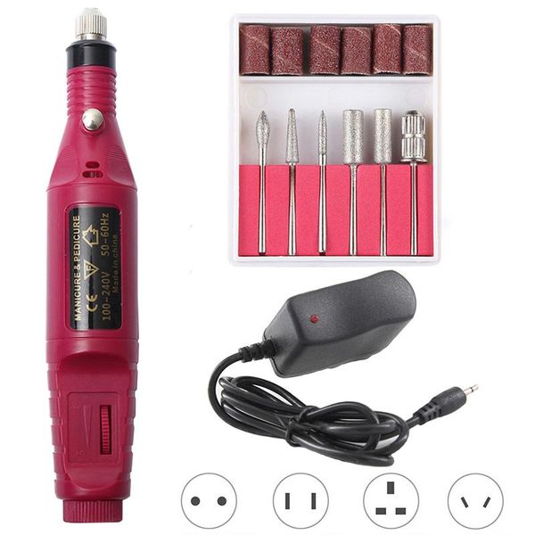 nail drill & accessories 2021 power professional electric manicure machine pen pedicure file tools 6 bits equipment
nail drill & accessories 2021 power professional electric manicure machine pen pedicure file tools 6 bits equipment