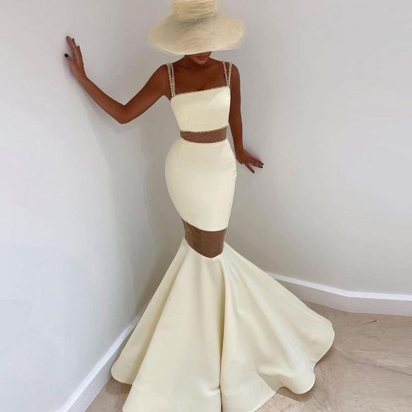 party dresses spaghetti style mermaid prom satin and tulle see through evening gowns zipper back south african dress robe, White;black
party dresses spaghetti style mermaid prom satin and tulle see through evening gowns zipper back south african dress robe, White;black