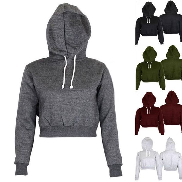 women's hoodies & sweatshirts plain short solid color long sleeve hoodie summer fall fashion girl clothing, Black
women's hoodies & sweatshirts plain short solid color long sleeve hoodie summer fall fashion girl clothing, Black