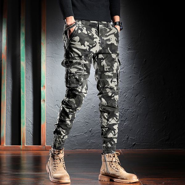 2021 new korean style fashion men jeans loose fit multi pockets casual cargo pants hombre streetwear camouflage hip hop joggers trousers 0g6, Blue
2021 new korean style fashion men jeans loose fit multi pockets casual cargo pants hombre streetwear camouflage hip hop joggers trousers 0g6, Blue