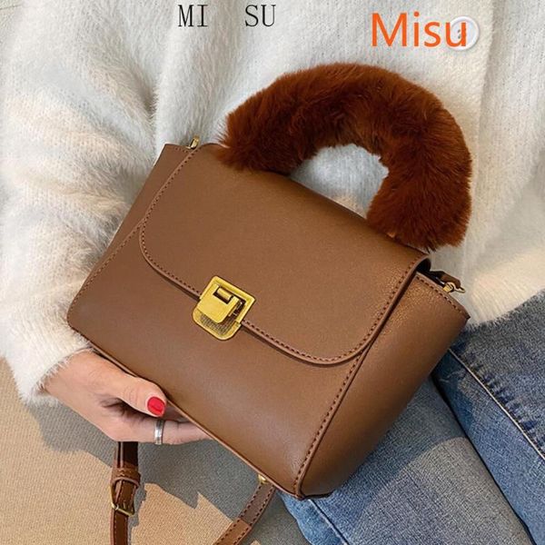 cross body vintage plush tote bag 2021 fashion pu leather women's designer handbag solid color shoulder messenger
cross body vintage plush tote bag 2021 fashion pu leather women's designer handbag solid color shoulder messenger
