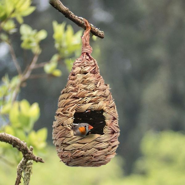 bird cages hand-woven cage natural grass house durable outdoor eco-friendly woven roosting decoration supplies
bird cages hand-woven cage natural grass house durable outdoor eco-friendly woven roosting decoration supplies
