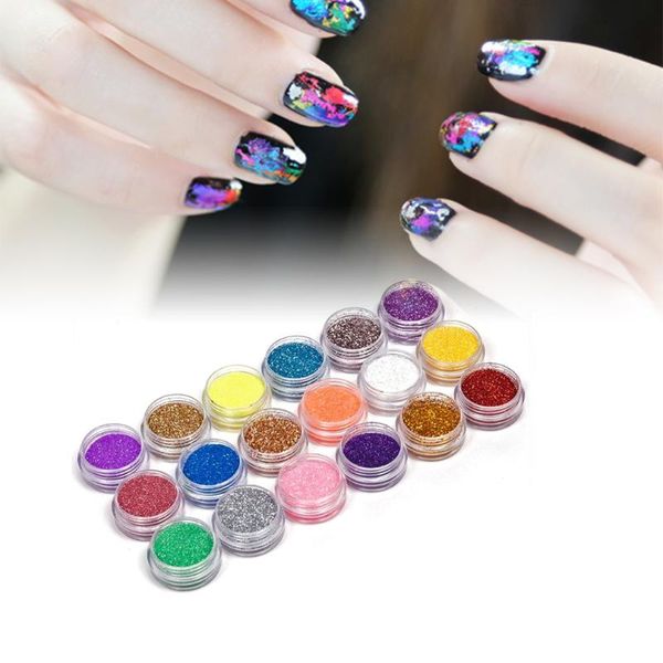 nail glitter 18 colors art powder dust for uv gel acrylic decoration add shiny color to your makeup, Silver;gold
nail glitter 18 colors art powder dust for uv gel acrylic decoration add shiny color to your makeup, Silver;gold