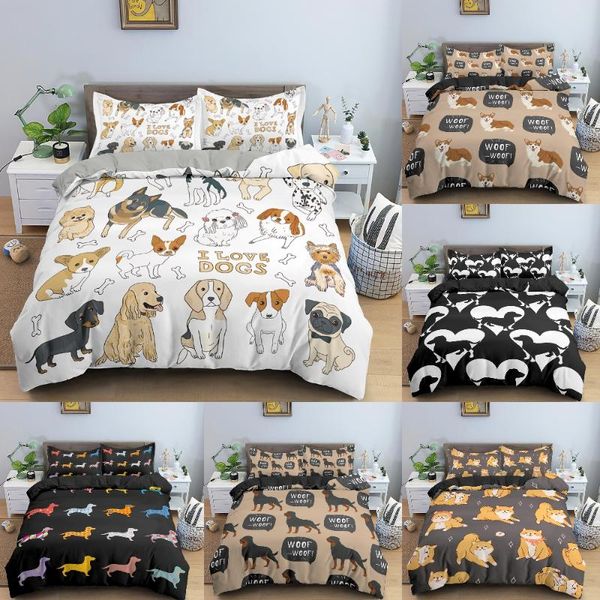 bedding sets dachshund dog set cute colorful puppy duvet cover cartoon bed pet home textiles 2/3pcs
bedding sets dachshund dog set cute colorful puppy duvet cover cartoon bed pet home textiles 2/3pcs
