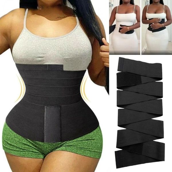 women's shapers bandage waist trainer body shaper wrap lumbar support sauna belt trimmer workout, Black;white
women's shapers bandage waist trainer body shaper wrap lumbar support sauna belt trimmer workout, Black;white