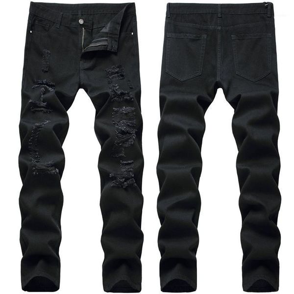 men's jeans autumn elasticity high street europe and america trendy brand pants man original design hole straight, Blue
men's jeans autumn elasticity high street europe and america trendy brand pants man original design hole straight, Blue