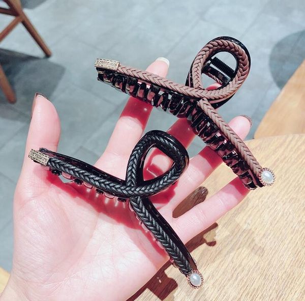 korean pearl hairpins charm women hair clips ponytail holders simple style crab claw clip fashion ladies hairpin girl hair accessories, Slivery;golden
korean pearl hairpins charm women hair clips ponytail holders simple style crab claw clip fashion ladies hairpin girl hair accessories, Slivery;golden