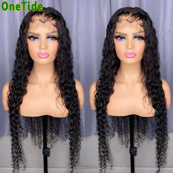 lace wigs onetide deep wave frontal wig pre plucked t part 30 inch wet and wavy front human hair for women 4x4 closure, Black;brown
lace wigs onetide deep wave frontal wig pre plucked t part 30 inch wet and wavy front human hair for women 4x4 closure, Black;brown