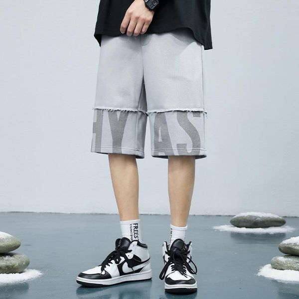men's shorts elastic rope half trousers relaxed fit patchwork homme casual brief high street korean version sweatpants retro, White;black
men's shorts elastic rope half trousers relaxed fit patchwork homme casual brief high street korean version sweatpants retro, White;black