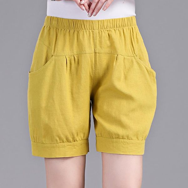 women's shorts plus size women harem elasticated high waist linen loose casual pockets wide leg simple soft summer clothing, White;black
women's shorts plus size women harem elasticated high waist linen loose casual pockets wide leg simple soft summer clothing, White;black