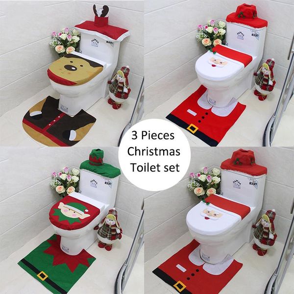 toilet seat covers 3pcs christmas cover santa deer snowman foot pad lid rug decor tissue box for home bathroom accessories
toilet seat covers 3pcs christmas cover santa deer snowman foot pad lid rug decor tissue box for home bathroom accessories