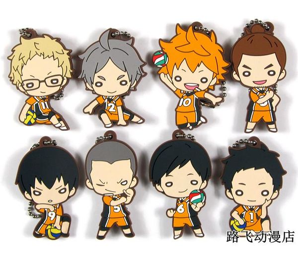 keychains haikyuu anime keychain oikawa tooru kozume kenma kuroo tendo satori koutarou hinata rubber strap/mobile phone strap d194, Silver
keychains haikyuu anime keychain oikawa tooru kozume kenma kuroo tendo satori koutarou hinata rubber strap/mobile phone strap d194, Silver
