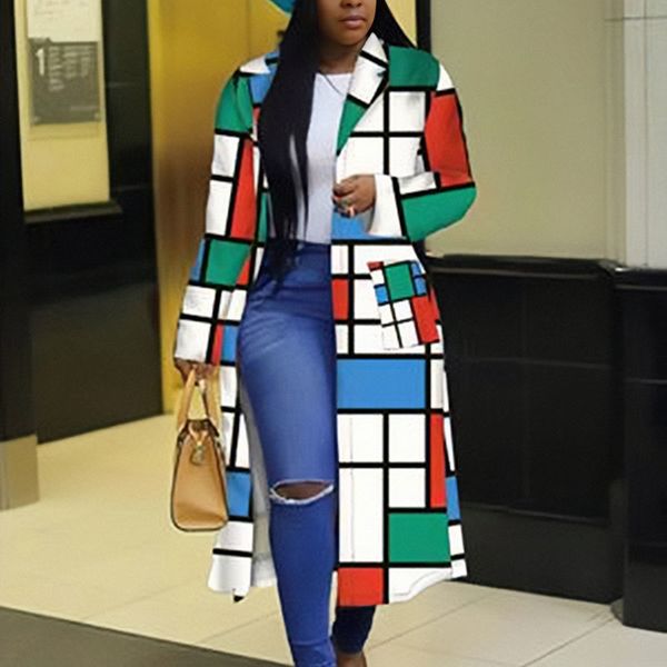 women trench coats spring autumn jackets plaid female outwears casual coat windbreaker loose overcoat lady vintage jacket ll262 zog1, Black;brown
women trench coats spring autumn jackets plaid female outwears casual coat windbreaker loose overcoat lady vintage jacket ll262 zog1, Black;brown