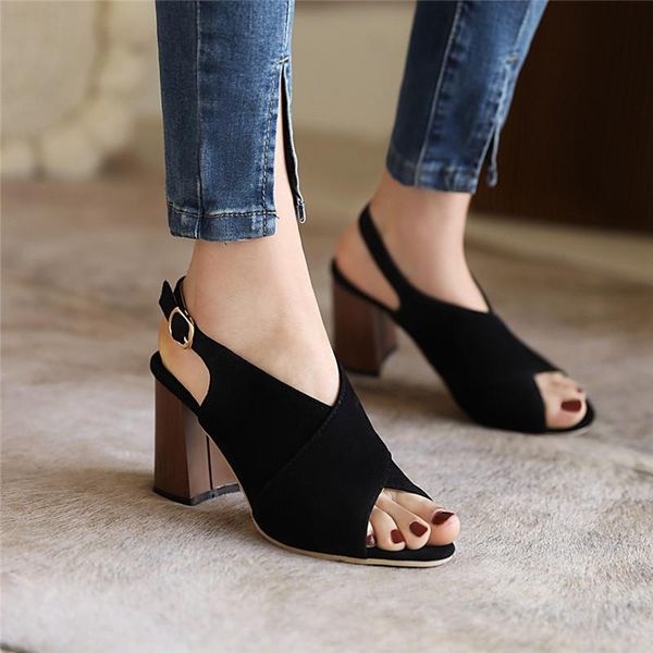 dress shoes ymechic flock peep toe rome pumps women 2021 spring summer buckle strap 8cm high heel comfy black brown large size 34-45
dress shoes ymechic flock peep toe rome pumps women 2021 spring summer buckle strap 8cm high heel comfy black brown large size 34-45