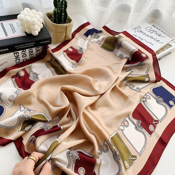 scarves fashion striped print hair scarf for women small shawls silk satin bag scarfs female 70*70cm square neck ladies 2021, Blue;gray
scarves fashion striped print hair scarf for women small shawls silk satin bag scarfs female 70*70cm square neck ladies 2021, Blue;gray